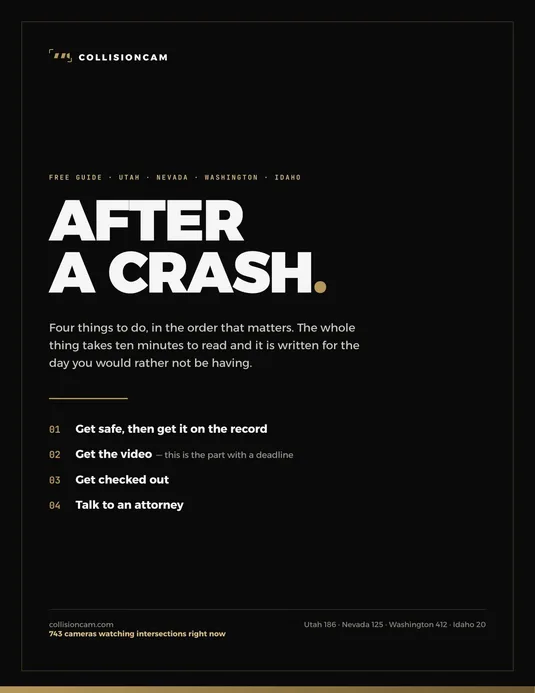 Cover of the After a Crash guide